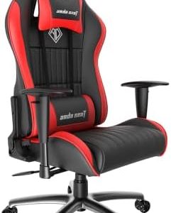 Anda Seat Jungle Faux Leather Gaming Chair - Red