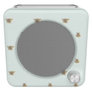 Groov-e Atlas FM Alarm Clock Radio with Wireless Charging