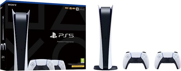 PlayStation 5 Digital Console & DualSense Controllers Bundle
