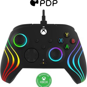 PDP Xbox Afterglow Wave RGB Wired Controller - Black